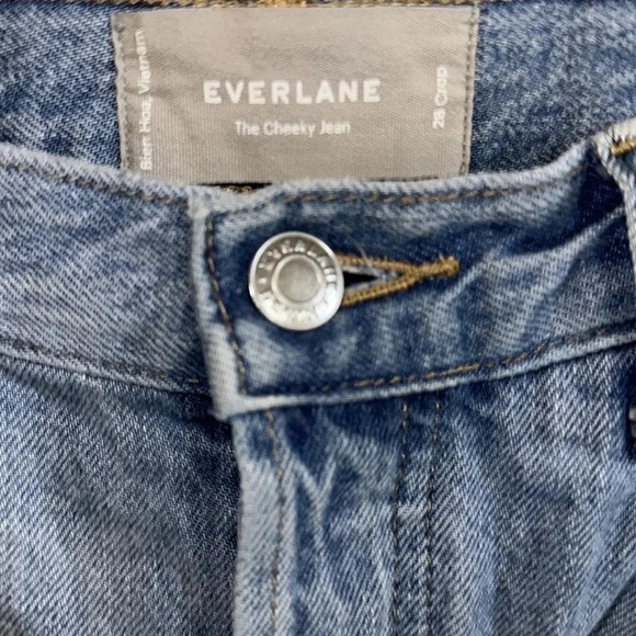 Everlane Light Wash Cheeky Jean Crop Size 28 - Picture 8 of 8